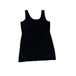 Three Dots Black Tunic Tank Top (Size XL)